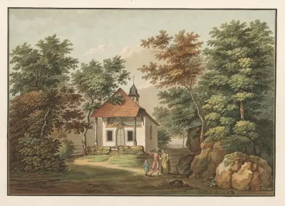 Vue De La Chapelle De Guillaume Tell Dans Le Canton De Schweiz
