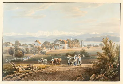 Vue De Montmirail Et De Ses Environs