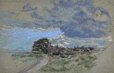 Vue Du Hameau De Sallenelles Normandie