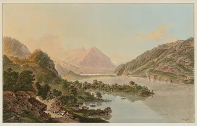 Vue Prise A Iseltwald Sur Le Lac De Brientz