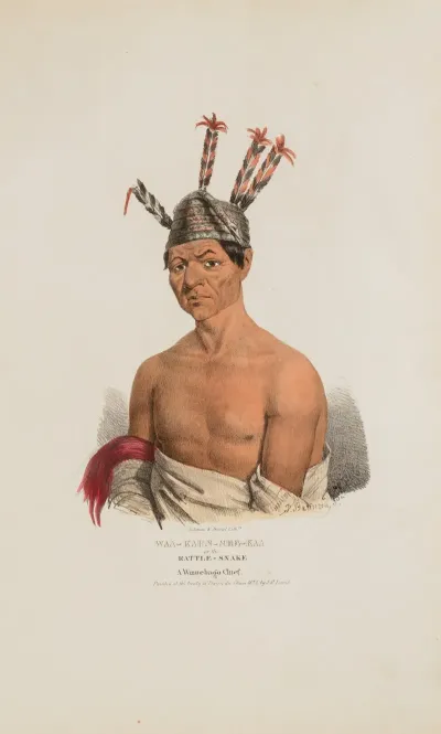 Waa Kaun See Kaa Or The Rattle Snake A Winnebago Chief