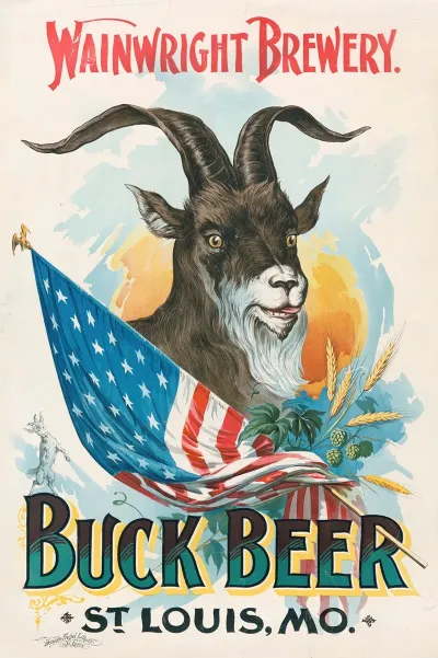 Wainwright Brewery Buck Beer St Louis Mo