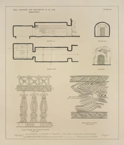 Wall Drawings And Monuments Of El Kab Sebeknekht
