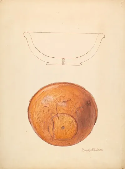 Walnut Burl Bowl
