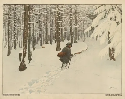 Wanderer Im Winter