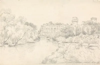 Warwick Castle From The New Bridge