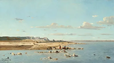 Washerwomen On The Banks Of The Durance
