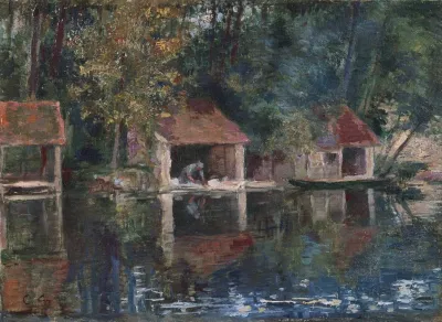 Washing Place In Grez Sur Loing