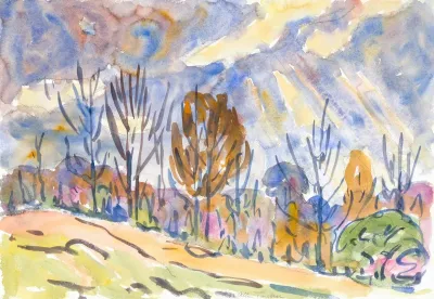 Watercolor No 63 Road