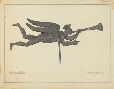 Weather Vane Angel Gabriel 2