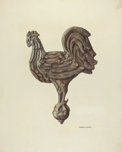 Weather Vane Finial 10