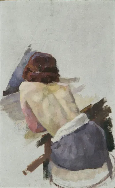 Weiblicher Ruckenakt 5