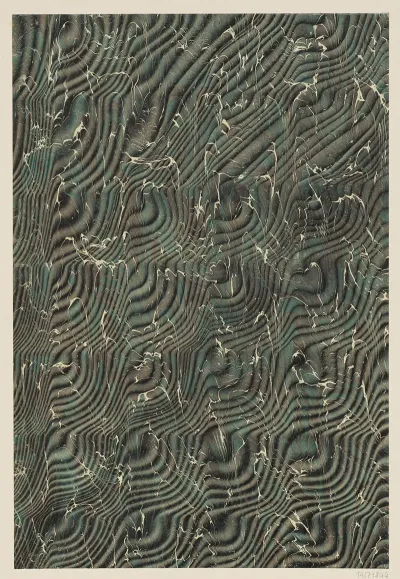 Wellenmarmorpapier 3