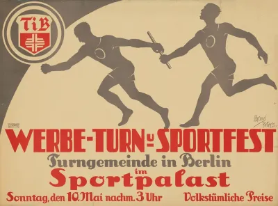 Werbe Turn Und Sportfest Turngemeinde In Berlin Im Sportpalast