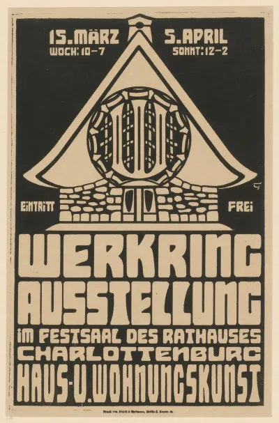 Werkring Ausstellung Haus Und Wohnungskunst Rathaus Charlottenburg