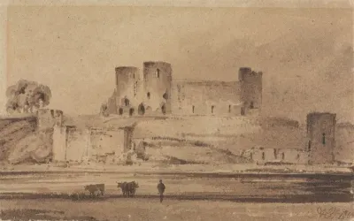 West View Of Rhyddlan Castle