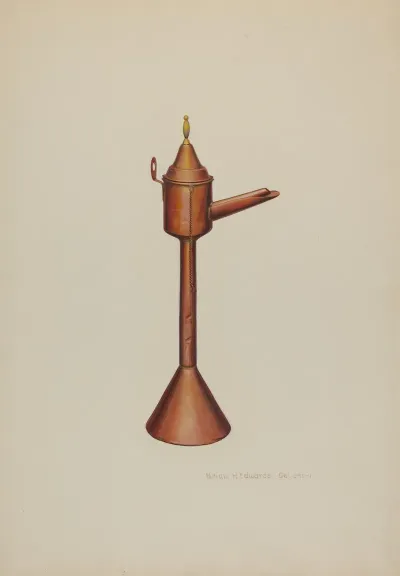 Whale Oil Lamp 27