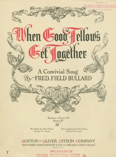 When Good Fellows Get Together