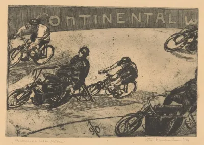 Wielerrace Achter Motoren