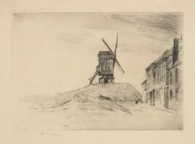 Windmill In Bruges 2