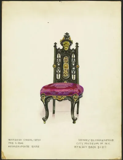 Window Chair One Of A Pair
