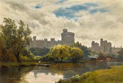 Windsor Castle From The Thames 3
