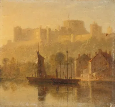 Windsor Castle From The Thames