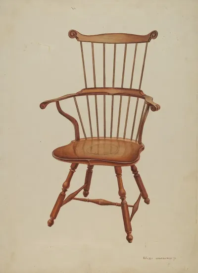 Windsor Comb Back Chair