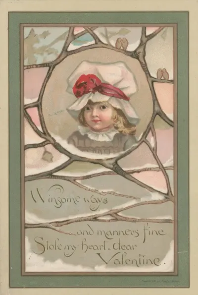 Winsome Ways And Manners Fine Stole My Heart Dear Valentine