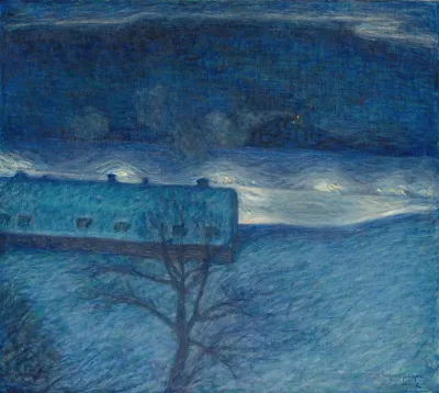 Winter Night On The Quay
