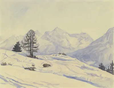 Winterlandschaft Unterengadin