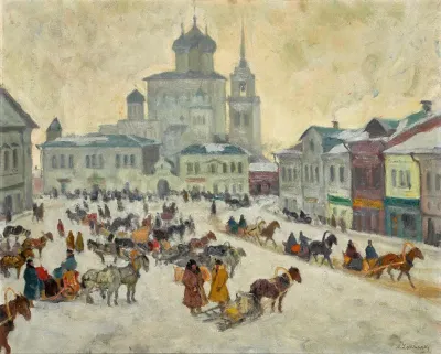 Winters Day Pskov