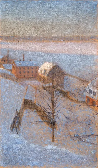 Winterscene Stockholm