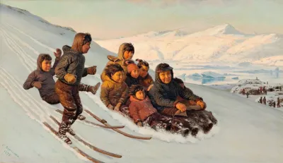 Wintertime In Greenland
