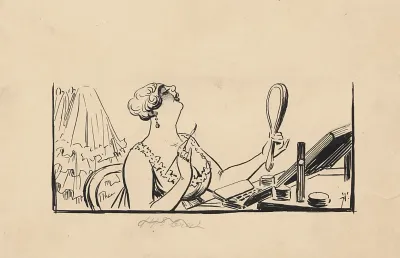 Woman Applying Makeup