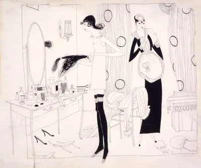 Woman In Dressing Room