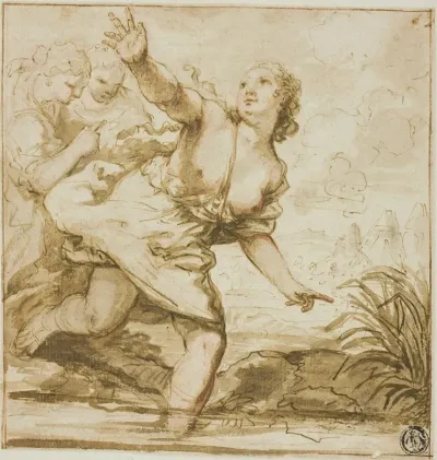 Woman In Flight