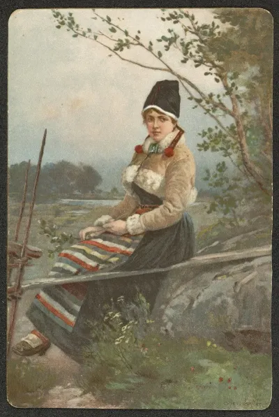 Woman In Folk Costume 2
