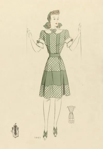 Woman In Green Dress