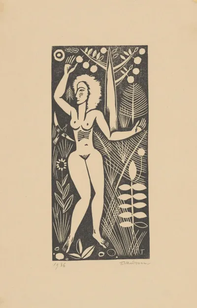 Woman In Landscape