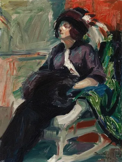 Woman In Rocking Chair