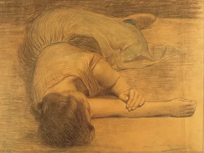 Woman Lying Down