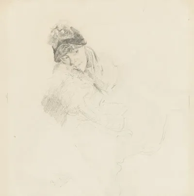 Woman Wearing A Hat 2