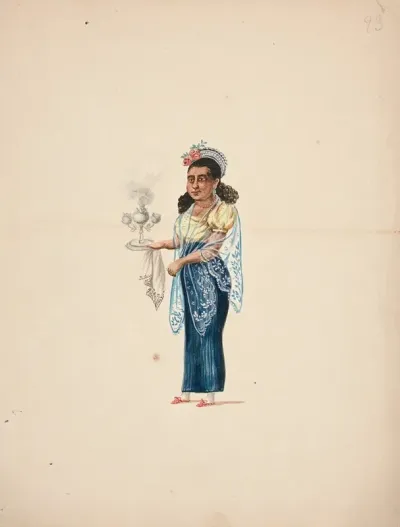 Woman With A Candelabra