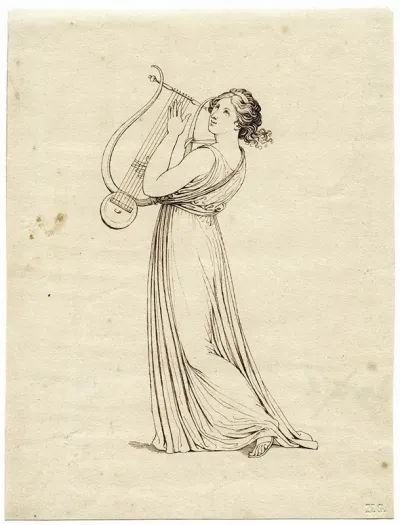 Woman With A Lyre