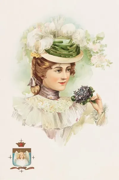 Woman With Posy