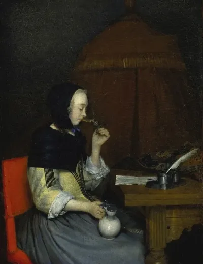 Woman With Wine Glass