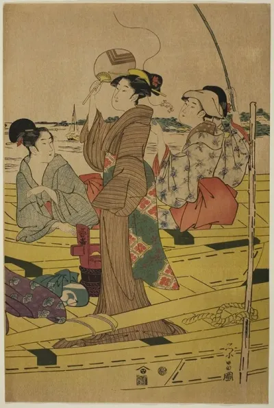 Women On A Fishing Boat II