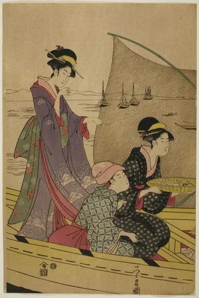 Women On A Fishing Boat