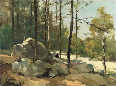Wooded View Near Barbizon